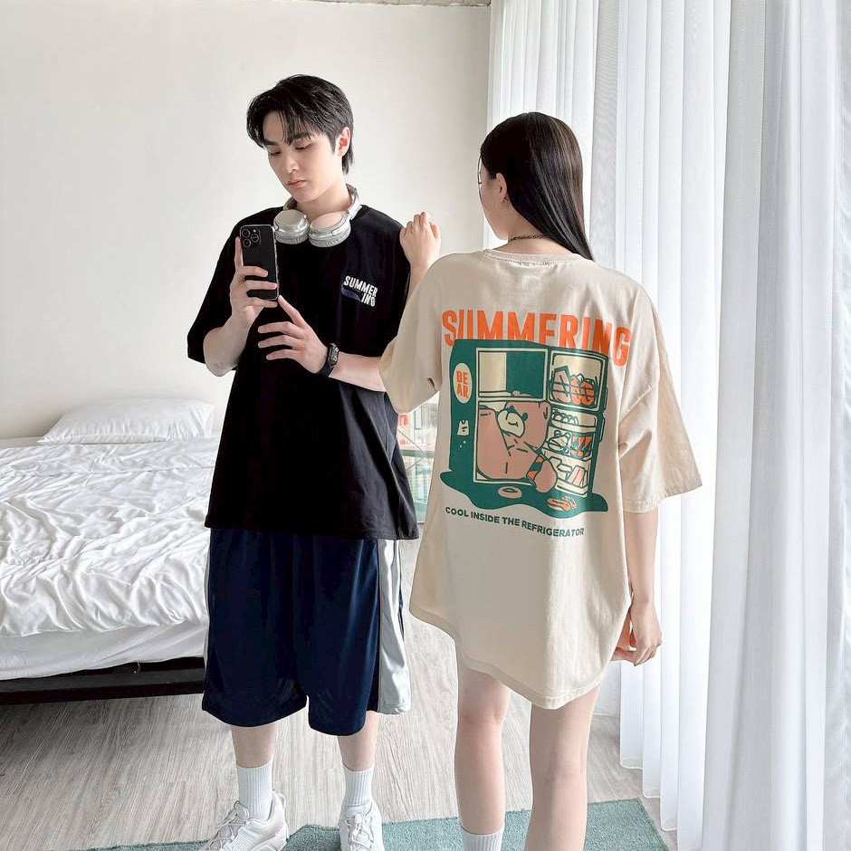 【現貨】SUMMERING冰箱小熊印花短T