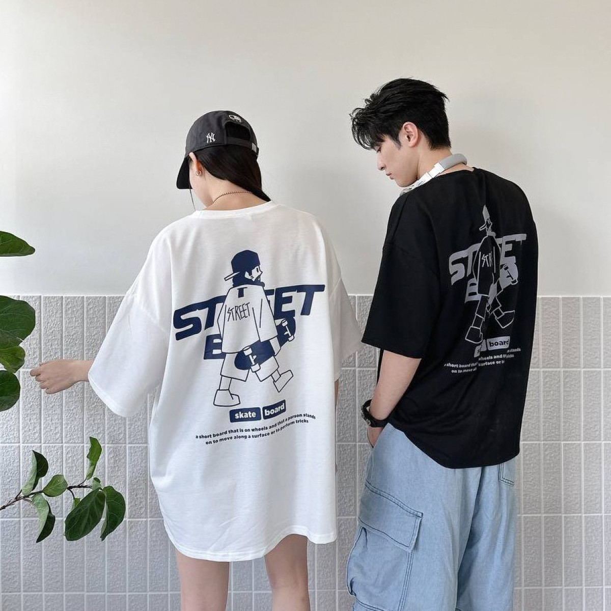 【小編自帶現貨】STREET滑板男孩短T