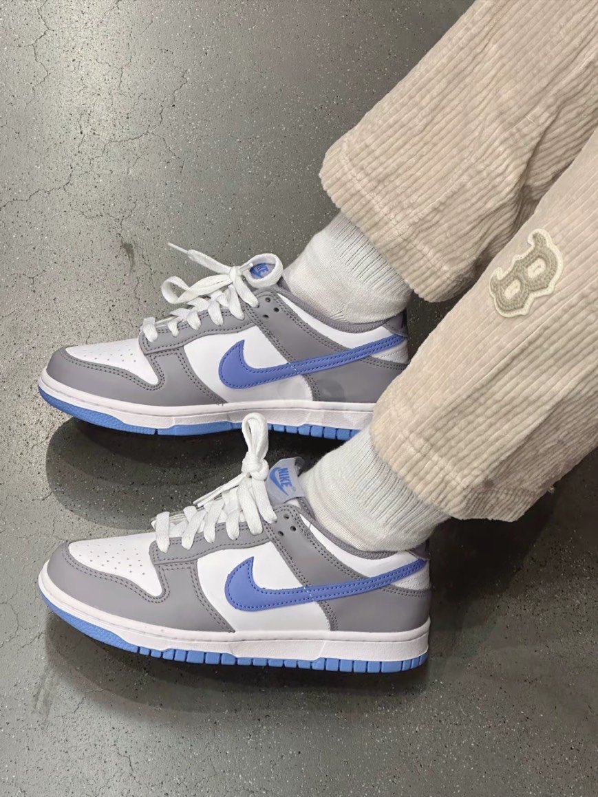 【海外限定 ! 預購】Nike Dunk Low 奶霜灰藍 女段 ｜FB9109-121