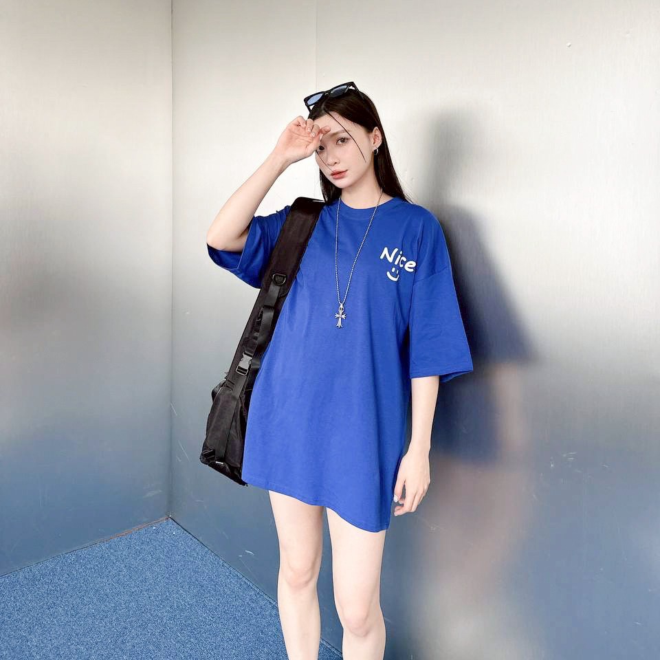 【SORONA® 涼感現貨】NICE 笑臉印花短T