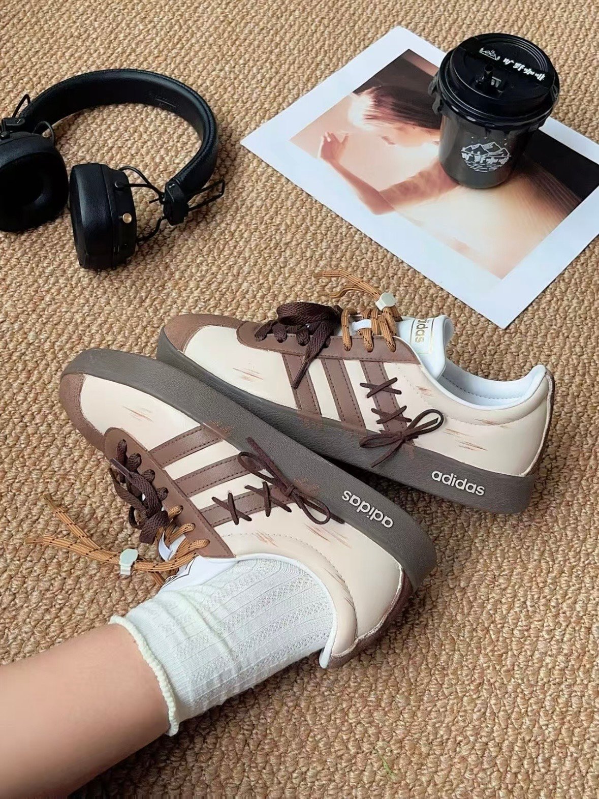 【訂製款】adidas Court 巧克力奶昔