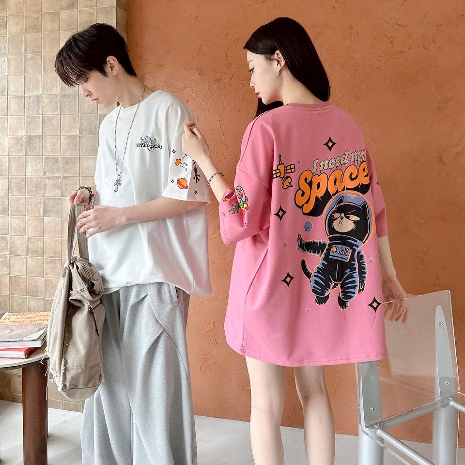 【現貨】Space 太空貓印花短T
