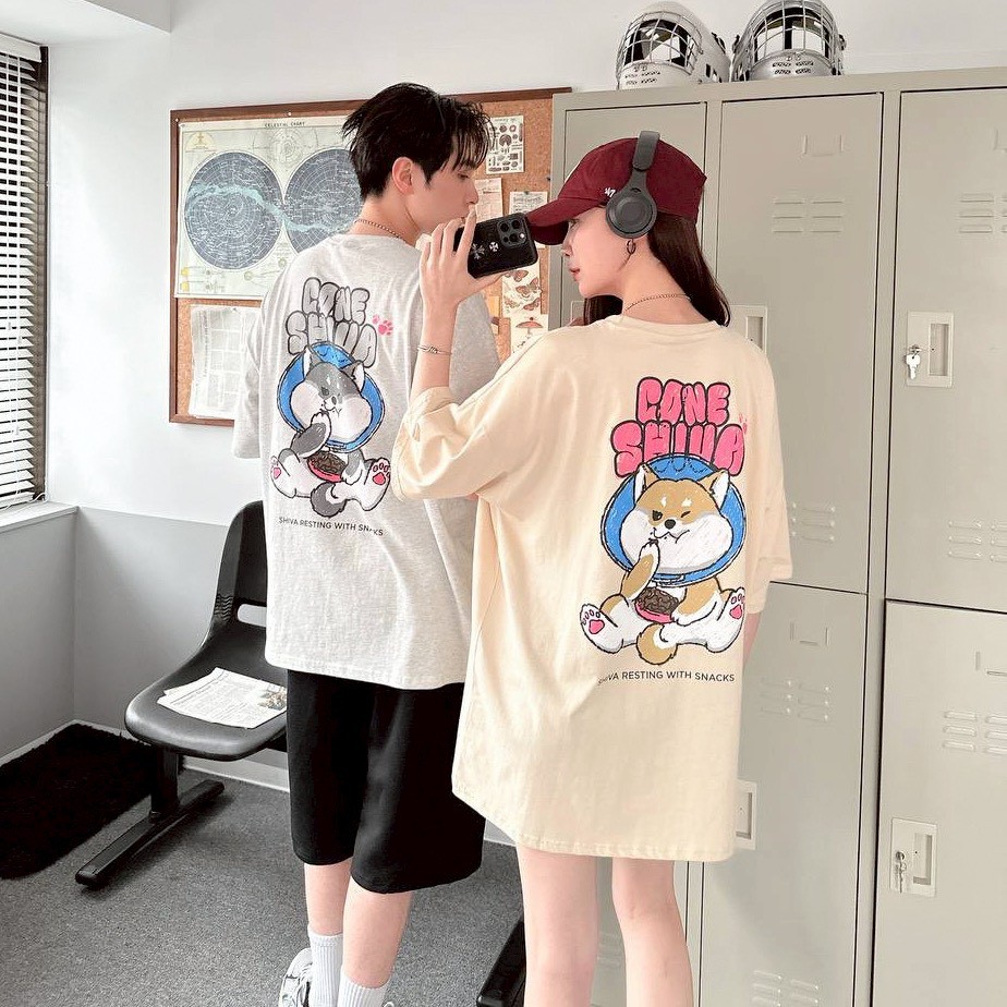 【現貨】CONE SHIVA零食柴犬插畫感印花短T