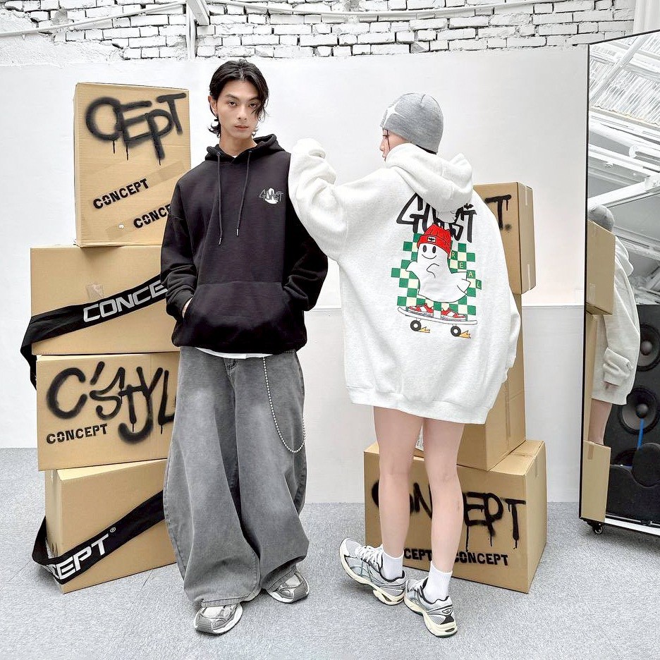 【現貨】GHOST REAL棋盤格滑板幽靈印花帽T