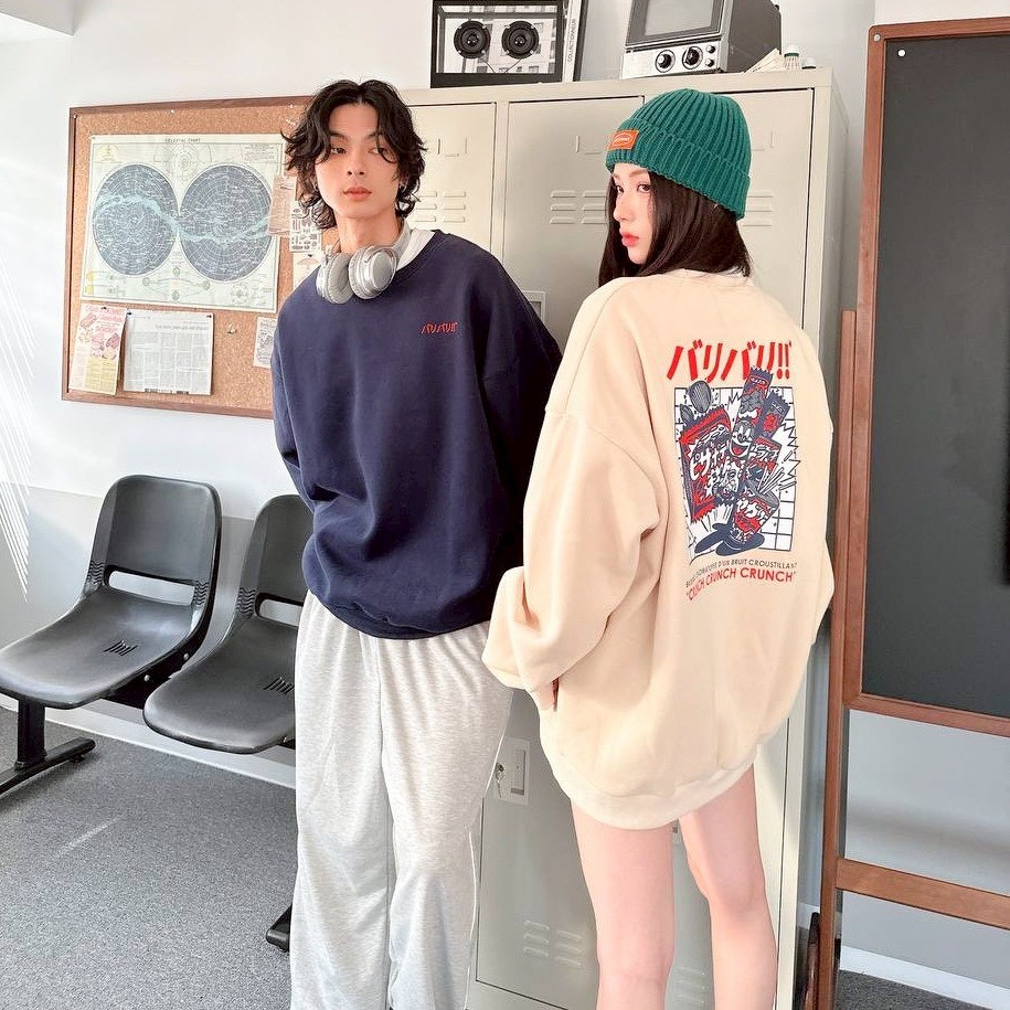 【現貨】日文零食刺繡印花大學T