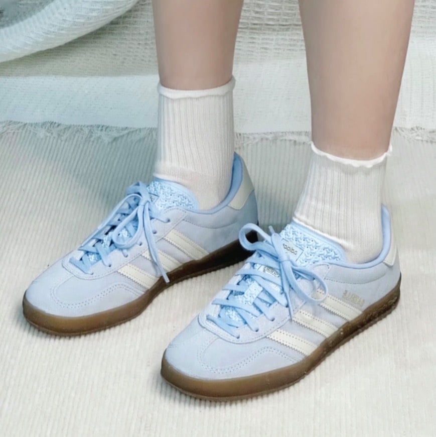 【現貨速發】ADIDAS GAZELLE INDOOR 雲朵藍 寶寶藍 淡水藍 德訓鞋｜JI2717