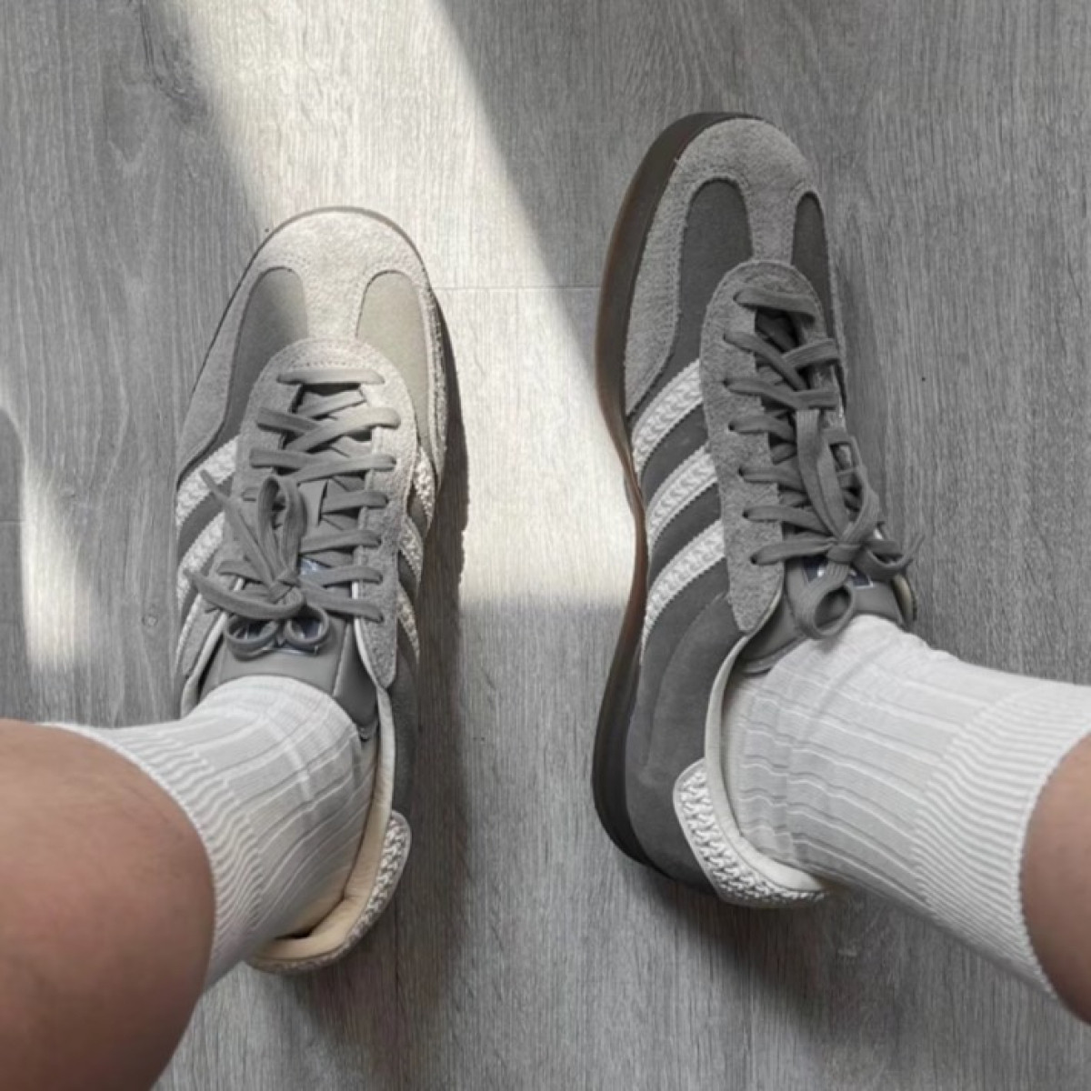 【質感上腳現貨】Adidas Originals Gazelle 水泥灰 煙灰 灰白麂皮 復古德訓鞋 焦糖底｜IF1807