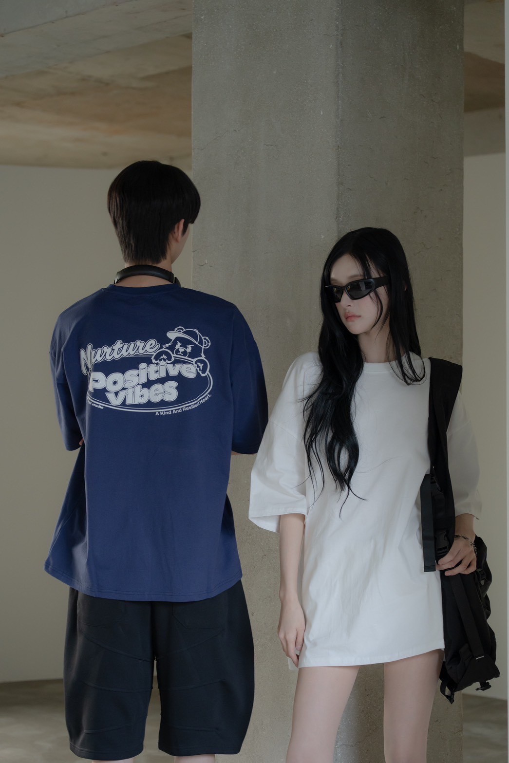 【現貨】Positive潮流帽子熊印花短T