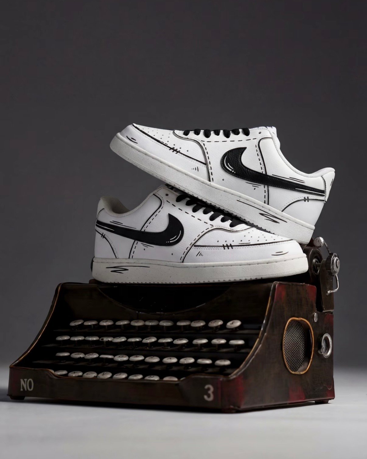 【訂製款】Nike Court Vision 1 墨界領域