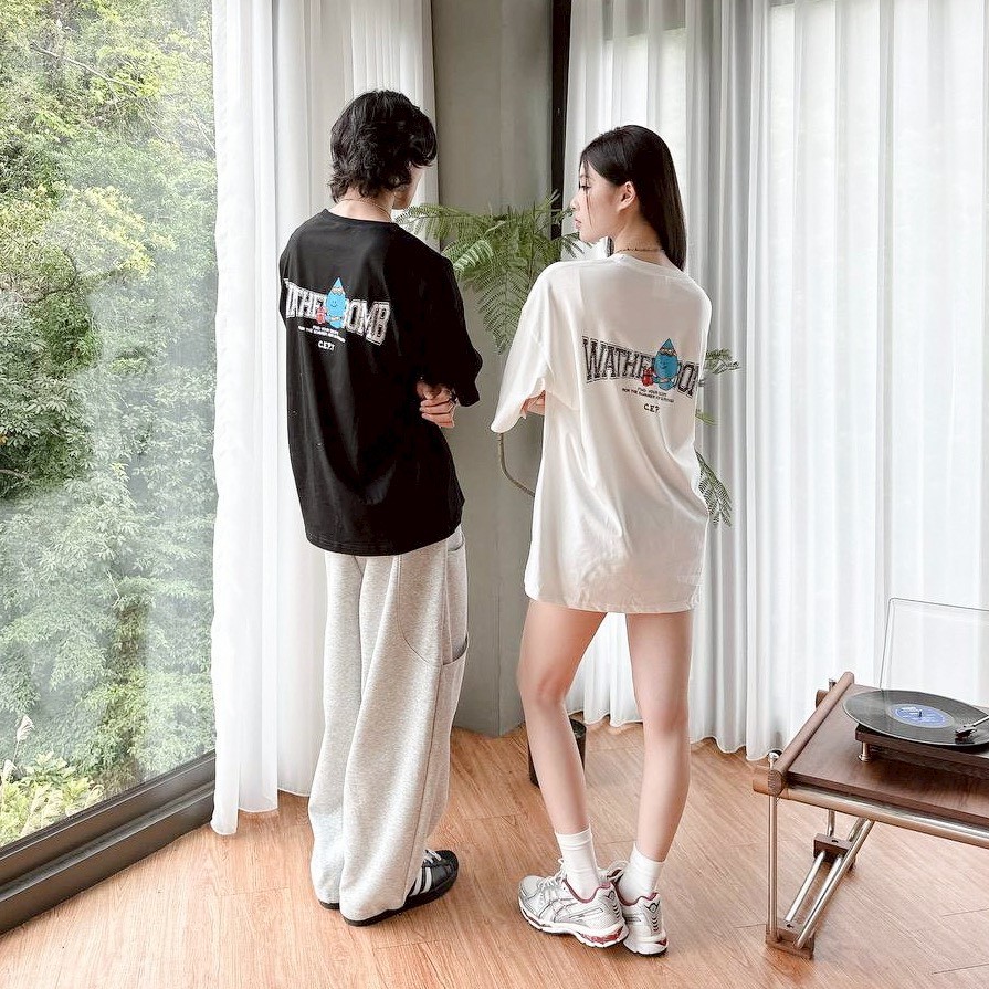 【現貨】WATER BOOM炸彈藍精靈印花短T