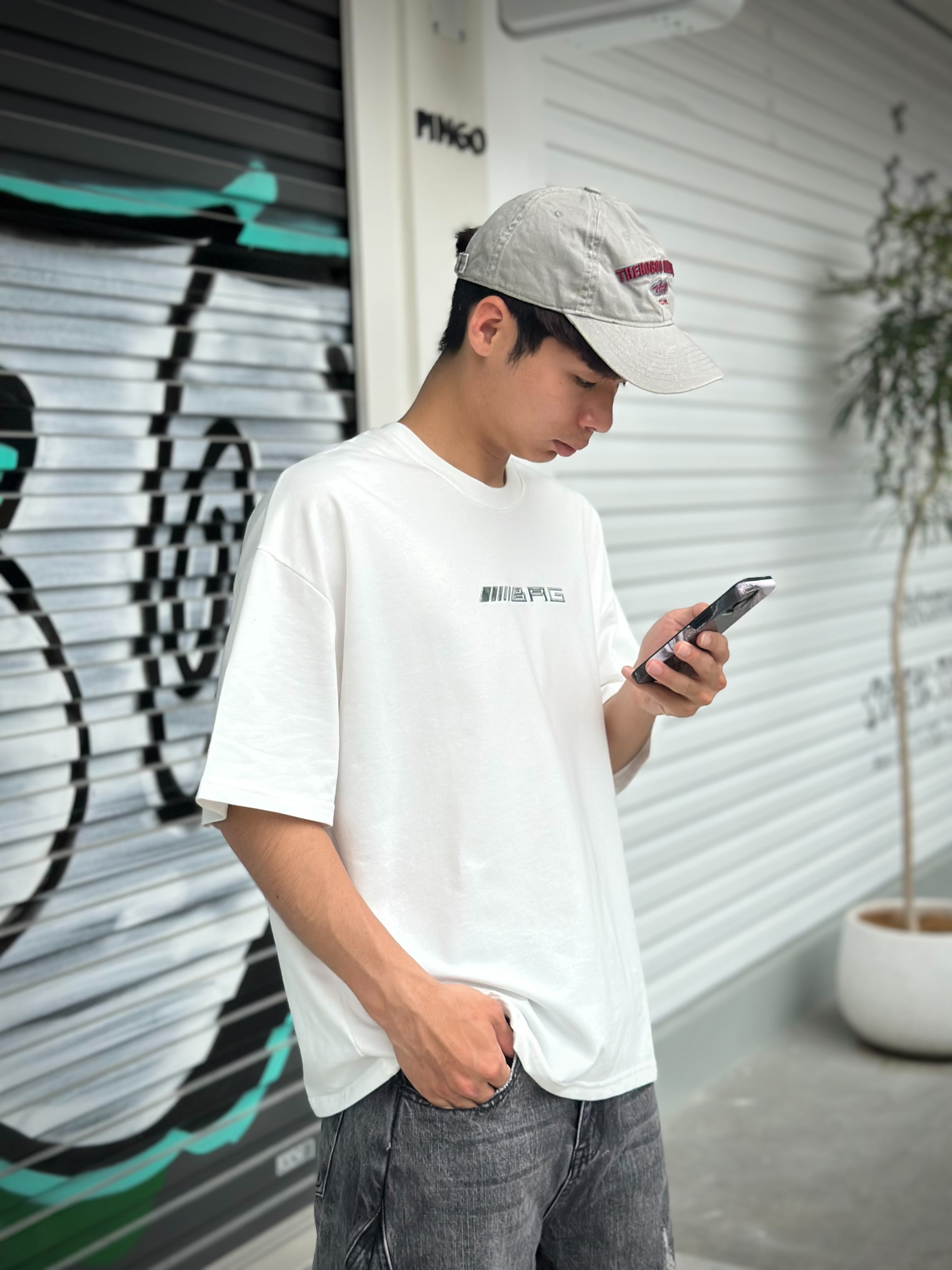 【人氣爆款】BAG科技感短T