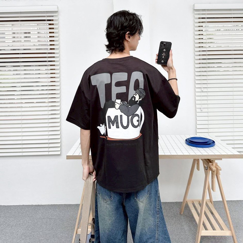 【現貨】TEA MUG咖啡大叔短T