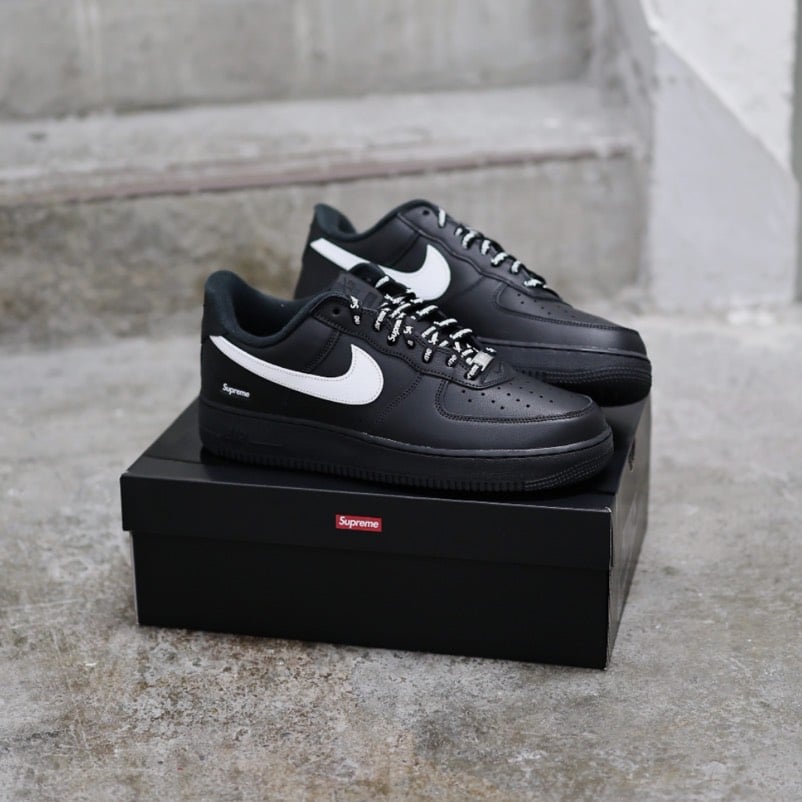 【爆款!限時接單】Supreme x Nike AIR FORCE 1 2025 25FW 聯名 黑 低筒 復古休閒鞋｜ CU9225-002