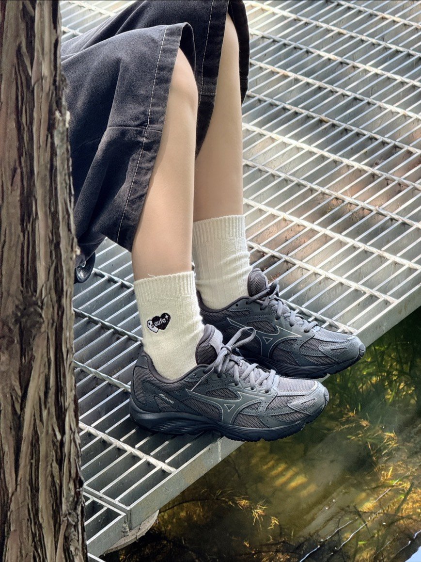 【爆款！預訂】MIZUNO Spark CN 炭灰 灰黑 碳黑 復古休閒鞋 老爹鞋 美津濃｜ D1GH242801