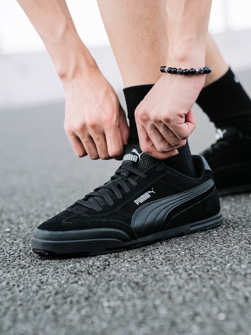 【海外折扣限定】Puma Super Turino Sneakers Unisex 黑色｜402614-03