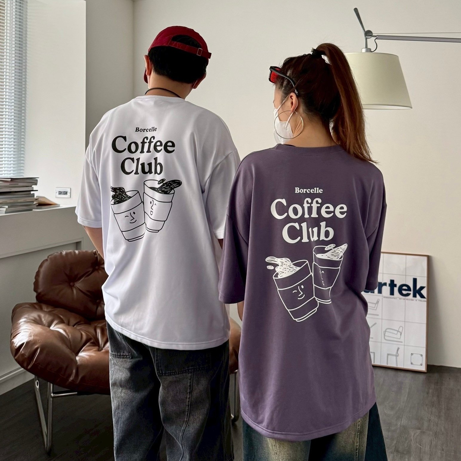 【現貨】咖啡俱樂部印花短T