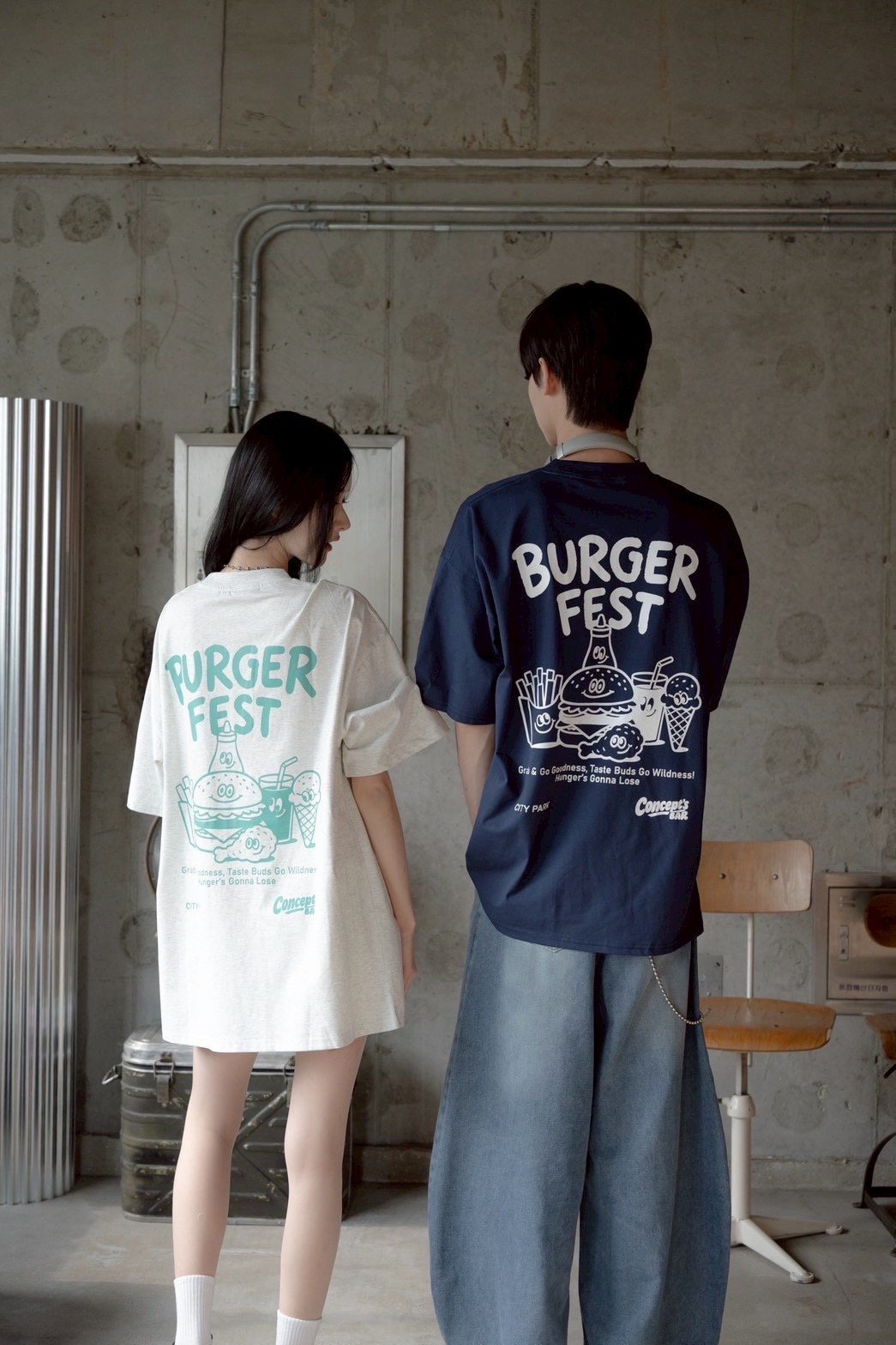 【SORONA® 涼感現貨】BURGER FEST速食套餐印花短T