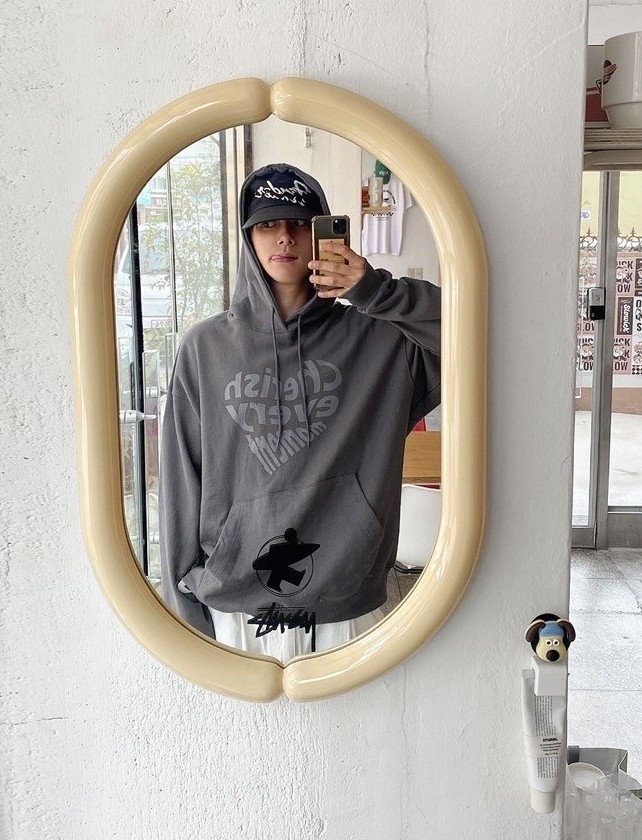 【廠商斷貨最後機會】Cherish every moment愛心英字印花帽T