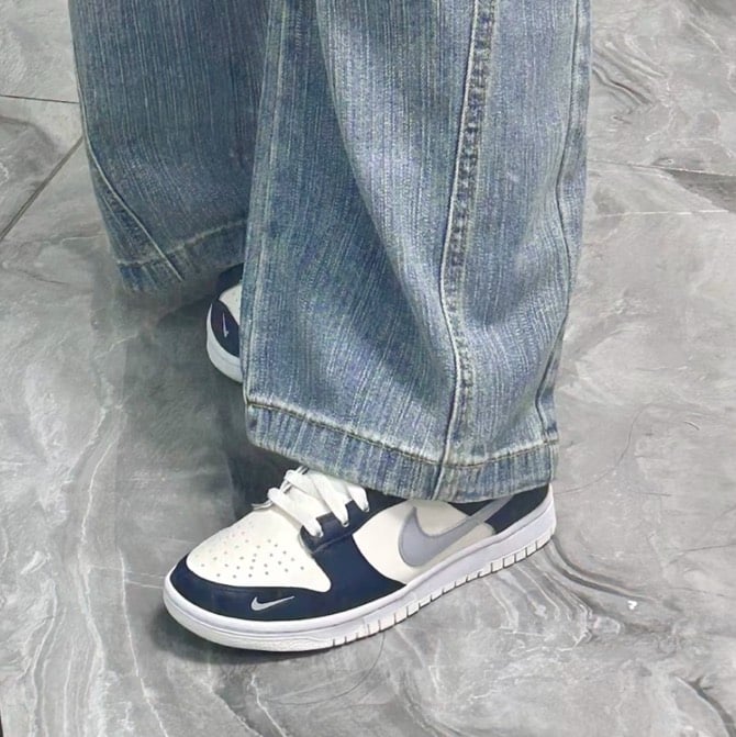 【國外限定預購】 Nike Dunk Low 海軍藍 午夜灰藍 雙勾｜HV2390-100