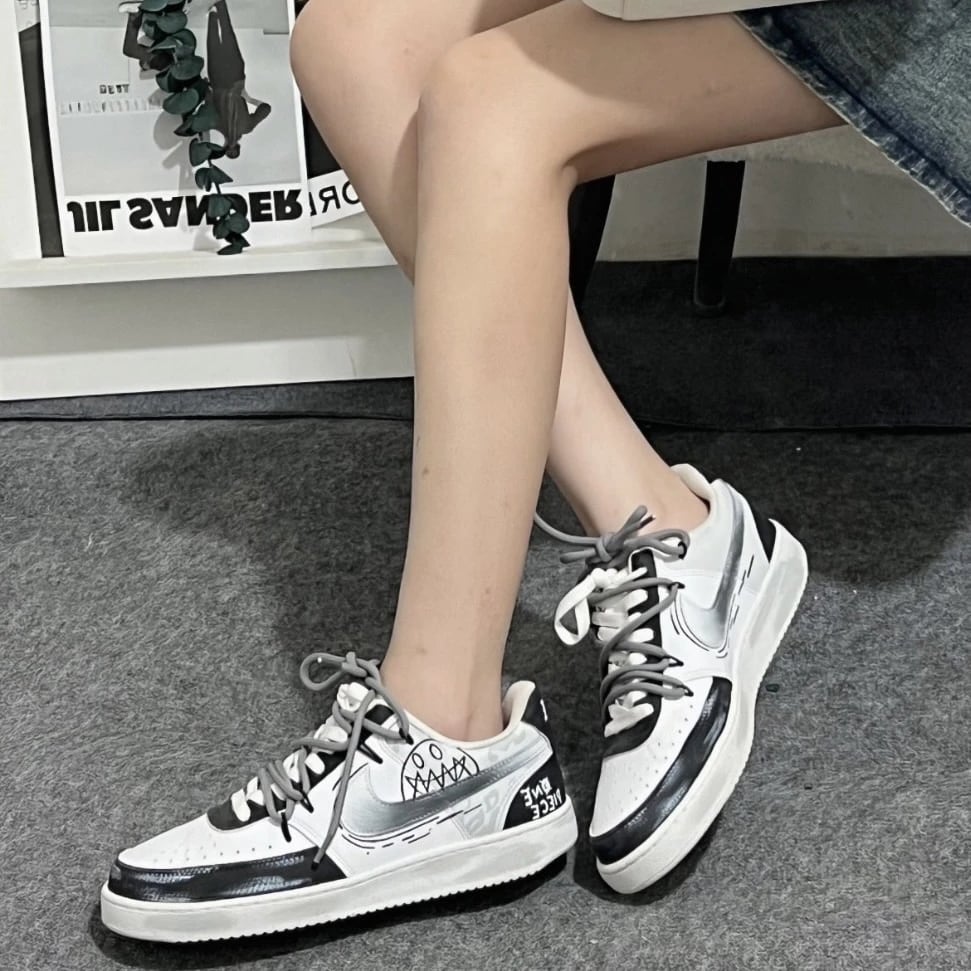 【訂製款】 Court Vision 1 塗鴉叛逆笑臉