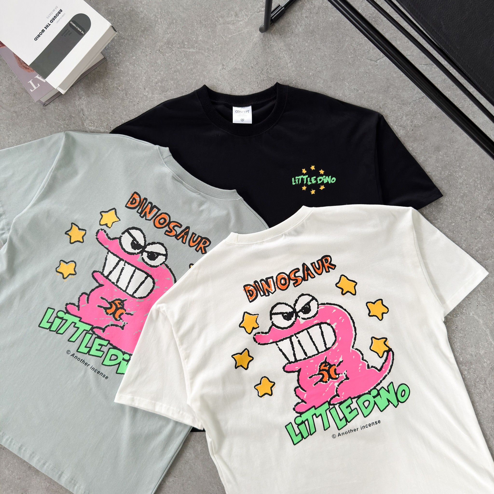 【現貨】鱷魚先生塗鴉感短T