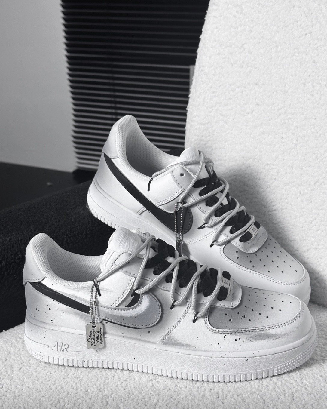 【訂製款】Nike Air Force 1 潑墨斷鉤