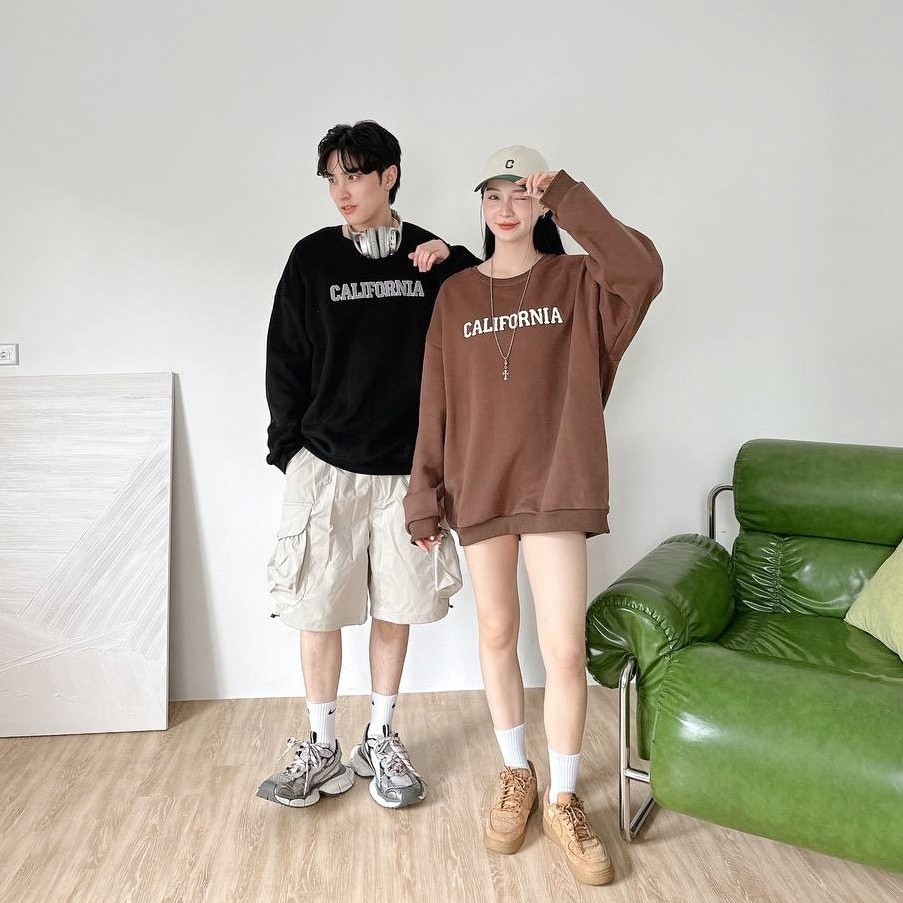 【現貨】California毛巾繡大學T