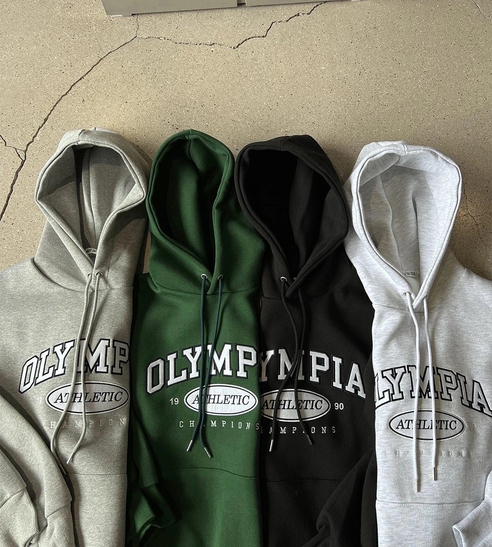 【現貨】OLYMPIA貼布繡重磅帽T