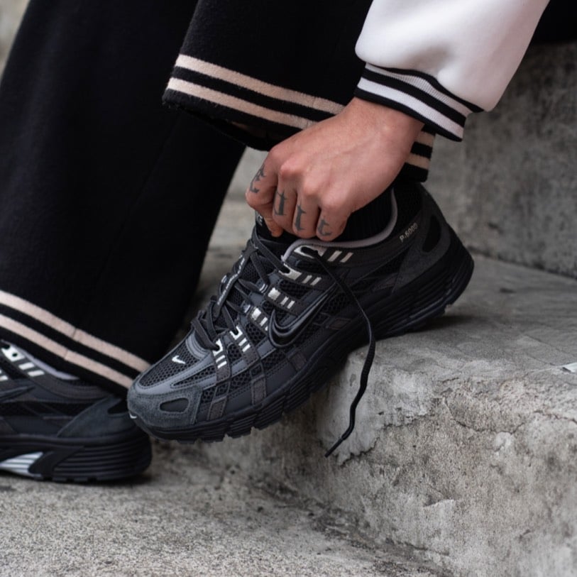 【新款!】NIKE P-6000 SUEDE 碳黑 銀黑灰｜HF0015-002