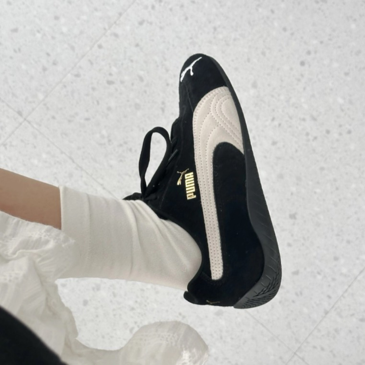 【限量折扣】PUMA SPEEDCAT OG 黑白 賽車鞋 復古 Rosé 朴彩英代言同款 男女鞋｜398846-01/調貨