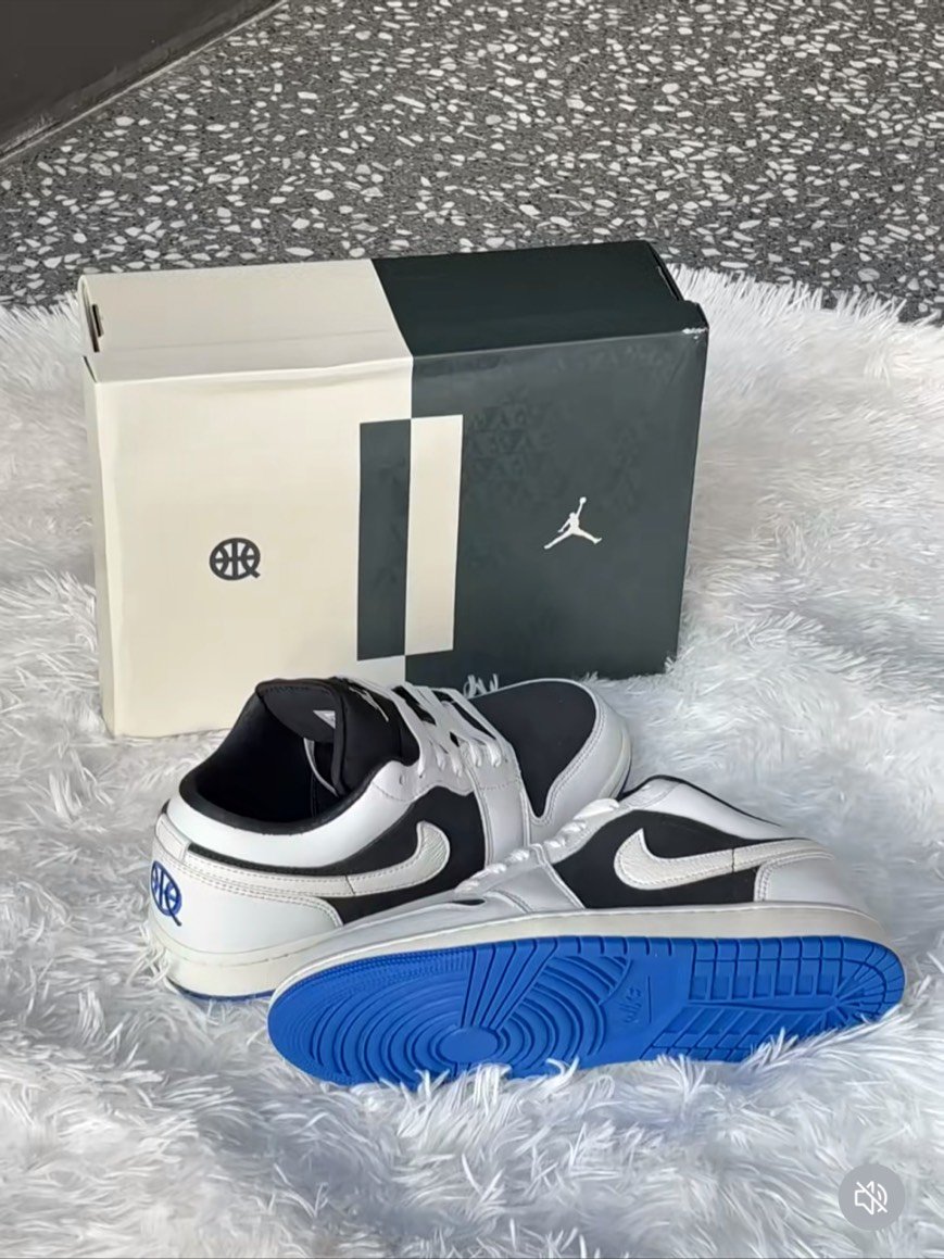 【現貨】Air Jordan 1 Low "Quai 54" 聯名 小閃電倒鉤 男款｜HQ0764-001