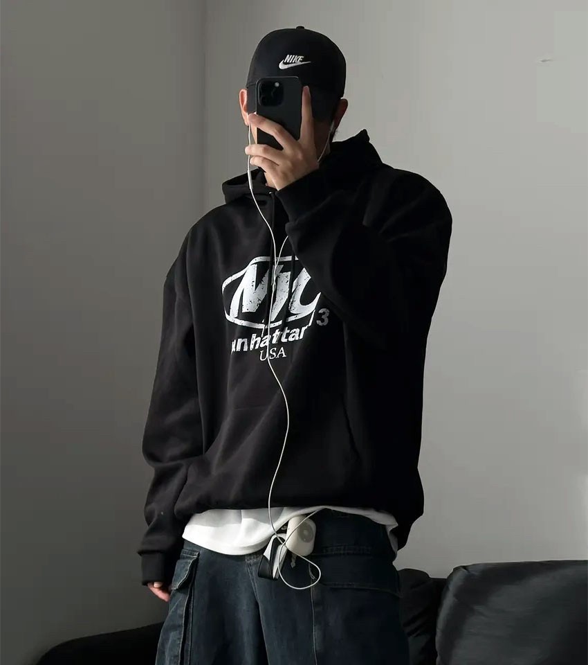 【現貨】圓標NYC印花帽T