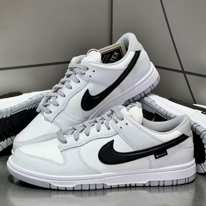 【限量!升級防水版】Nike Dunk Low 'Gore-Tex' 煙灰 防水 ｜HQ2053-100