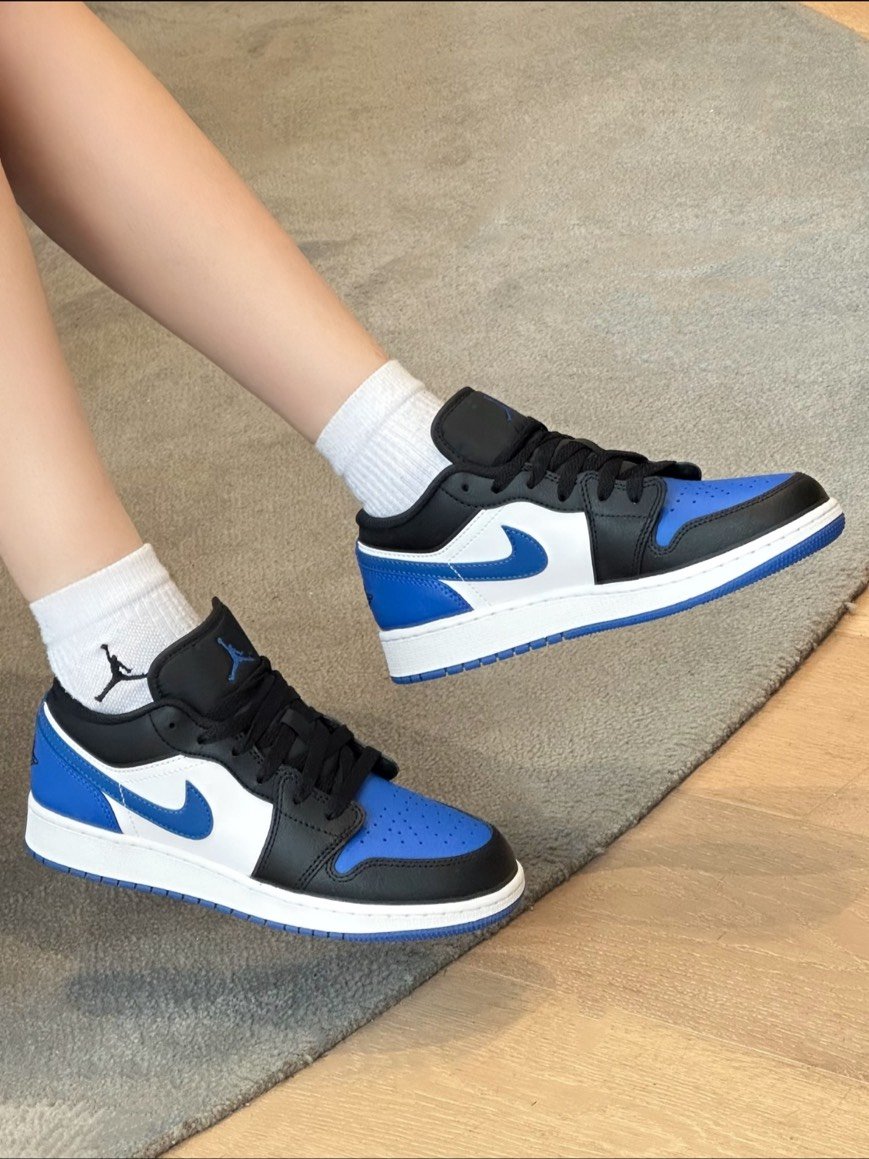 【限時預購價】AIR JORDAN 1 LOW 皇家黑藍白｜553558140