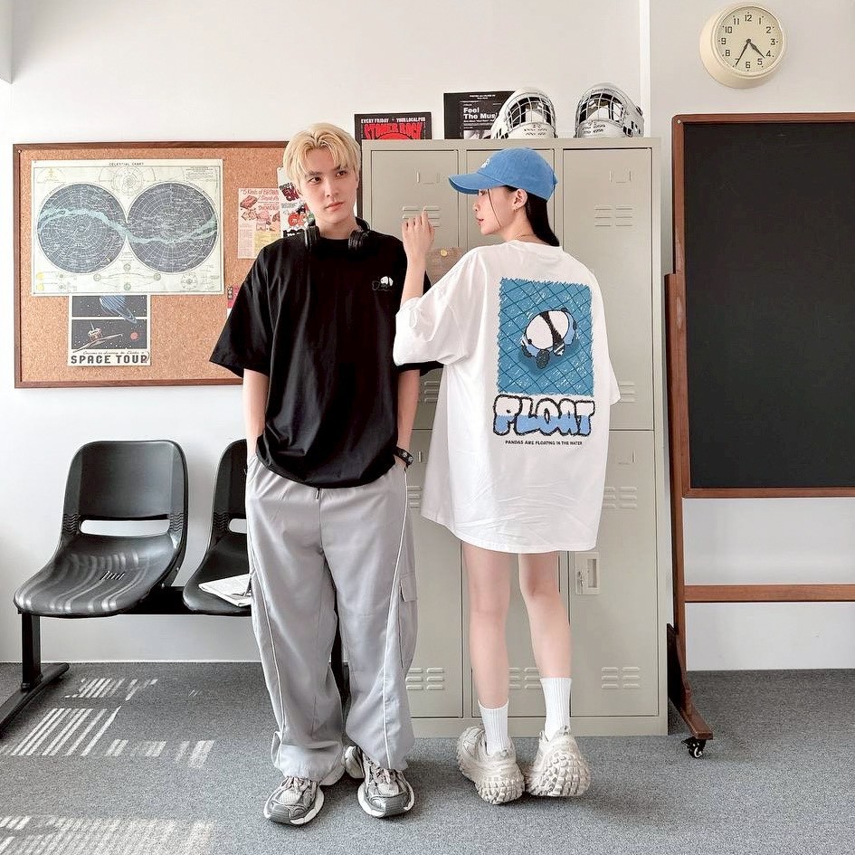 【SORONA® 涼感現貨】PLOAT熊貓潛水印花短T