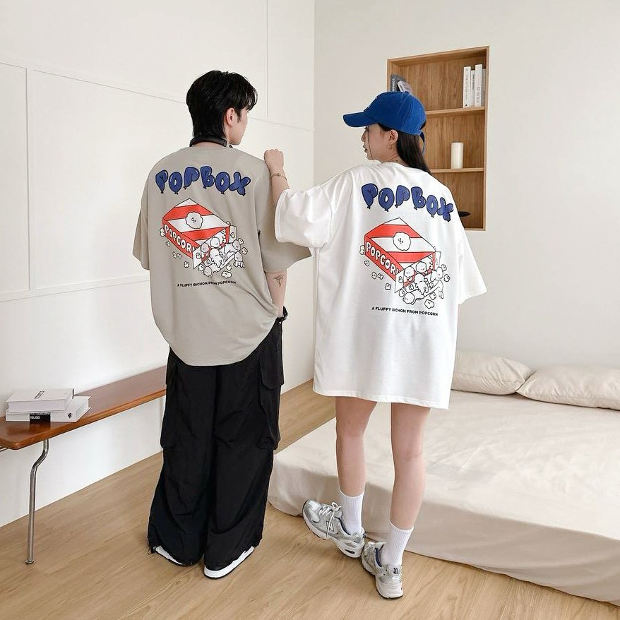 【超Q融化現貨】POPBOX狗狗爆米花短T