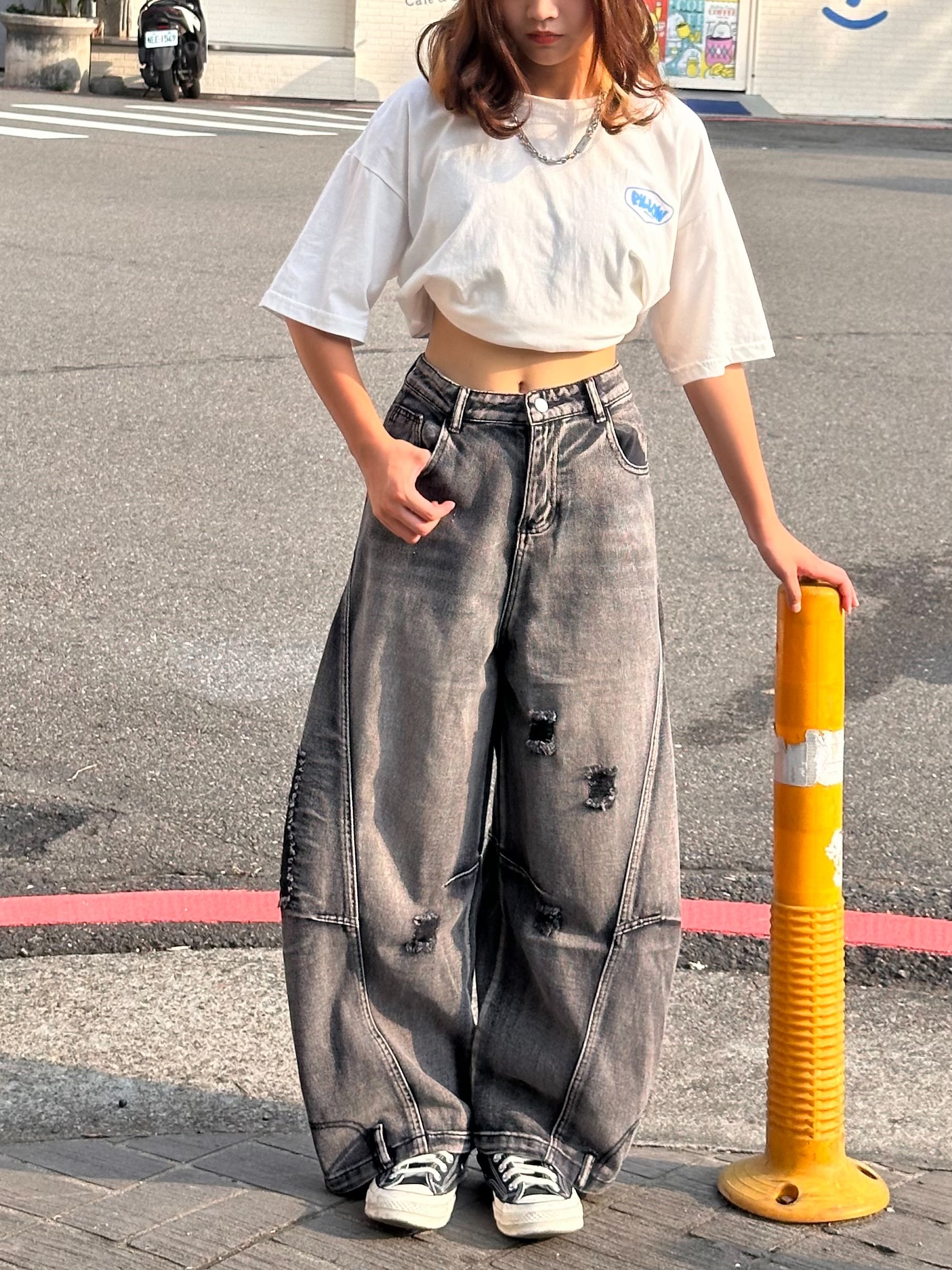 【官網限定加價購爆款】解構破壞牛仔褲