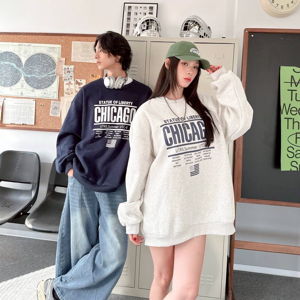 【現貨】CHICAGO印花大學T