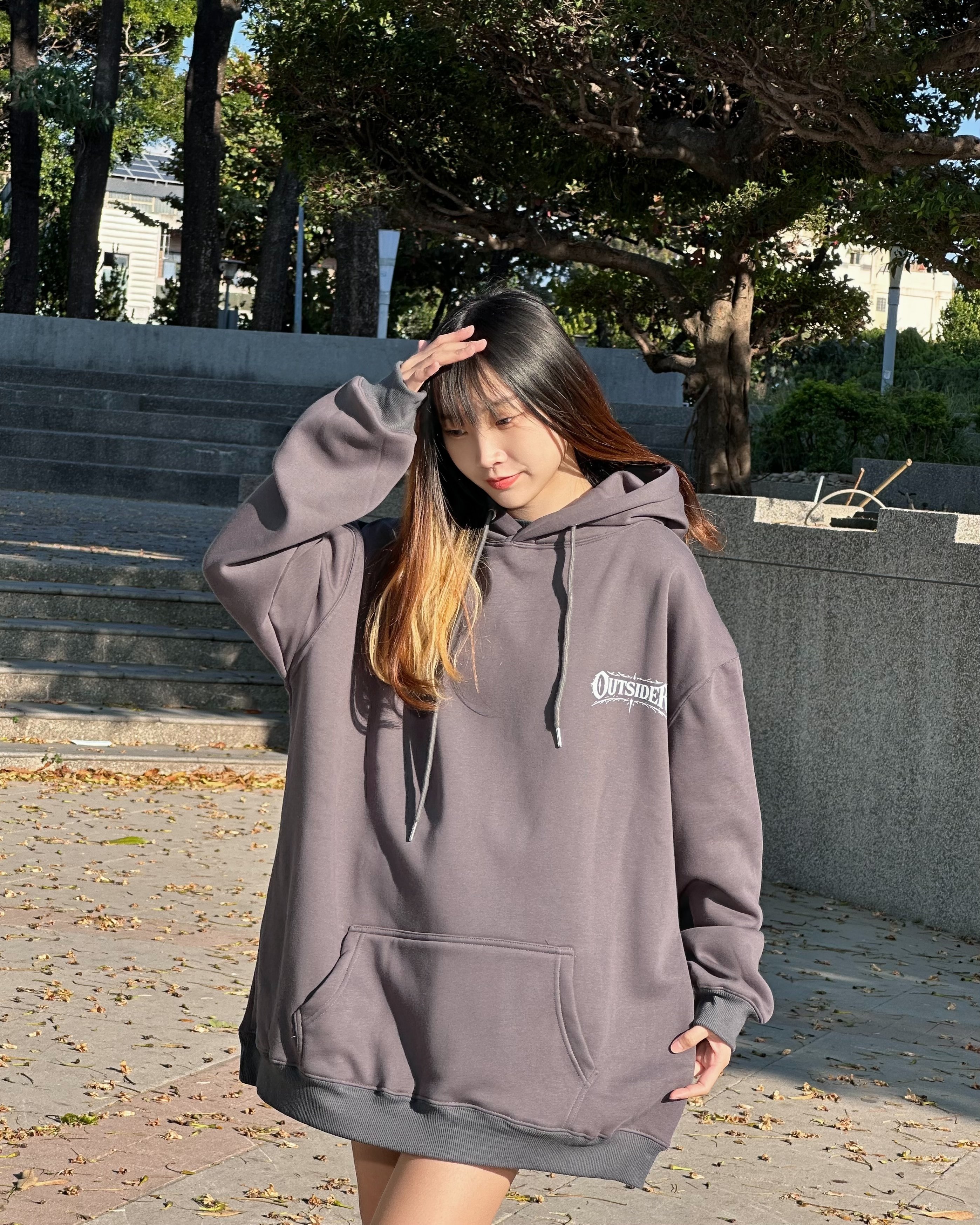 【狠貨新品現貨】鎖鏈肋骨牛奶絨帽T