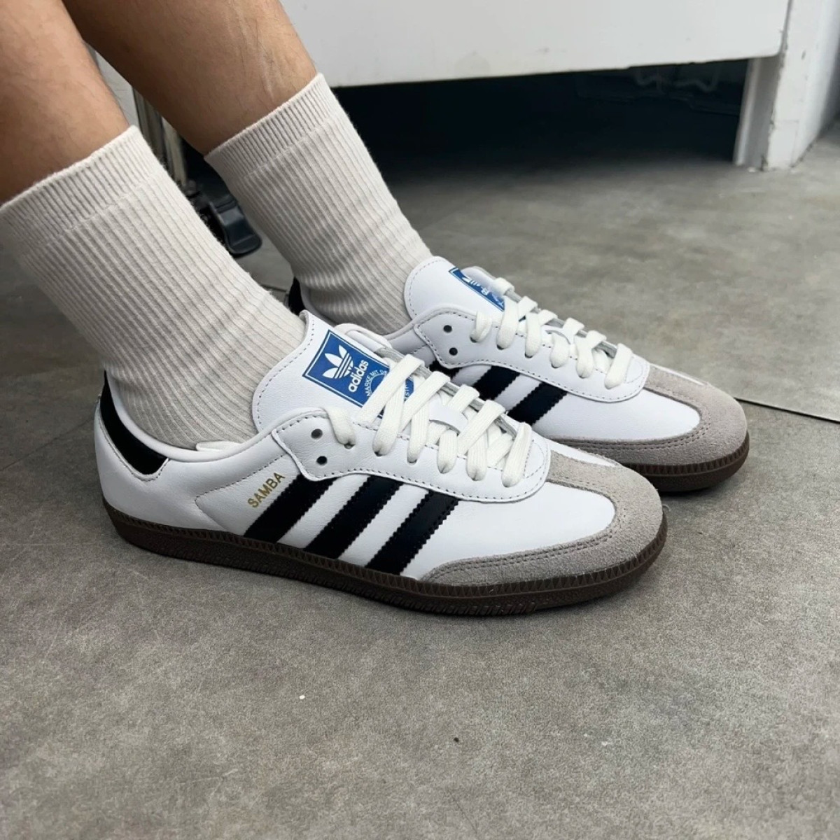 【現貨】ADIDAS ORIGINALS SAMBA OG 森巴 白｜B75806