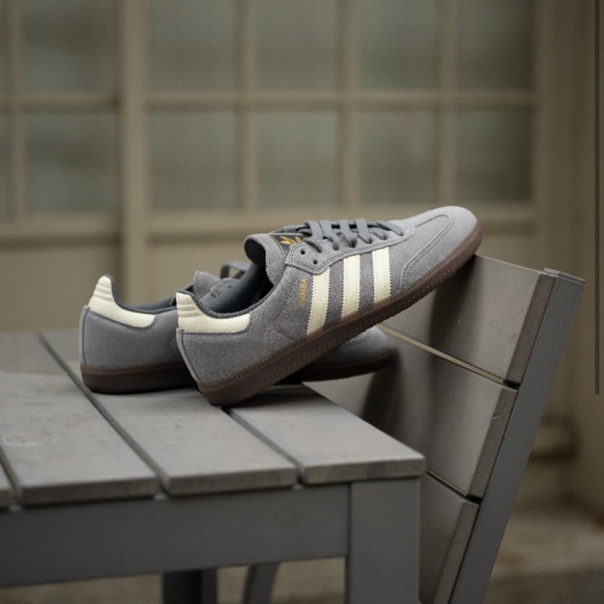 【質感麂皮灰】Adidas Samba ADV 水泥灰 深灰 復古德訓鞋 ｜HQ7541