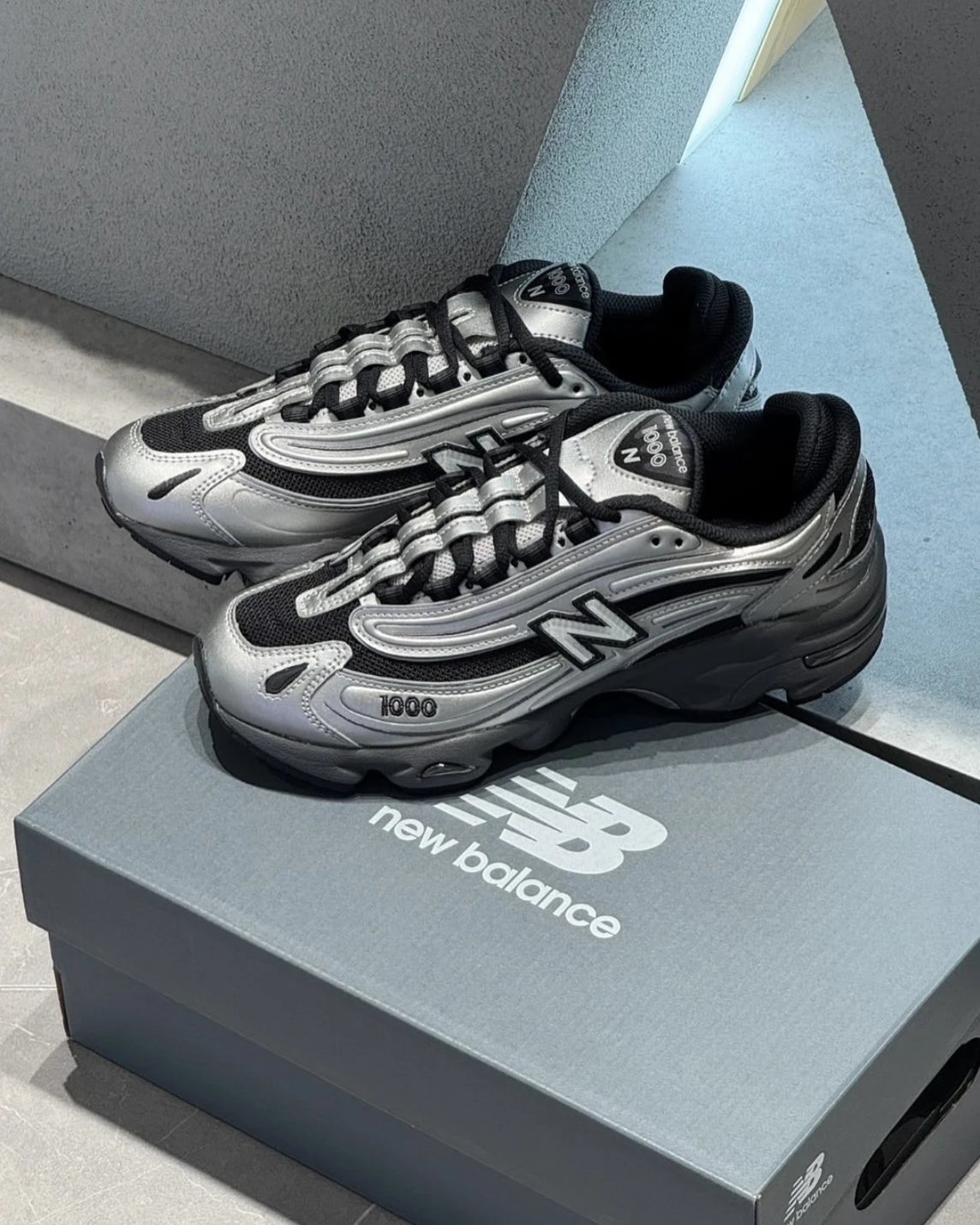 【現貨】NEW BALANCE 1000 'silver black' 科技銀黑復古運動休閒鞋｜M1000EGR