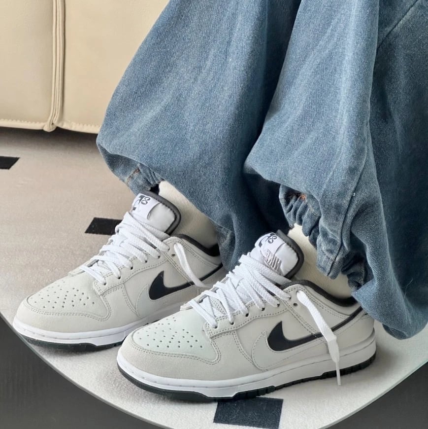 【現貨】Nike Dunk Low SE麂皮 雙勾 灰白｜HV1800-101