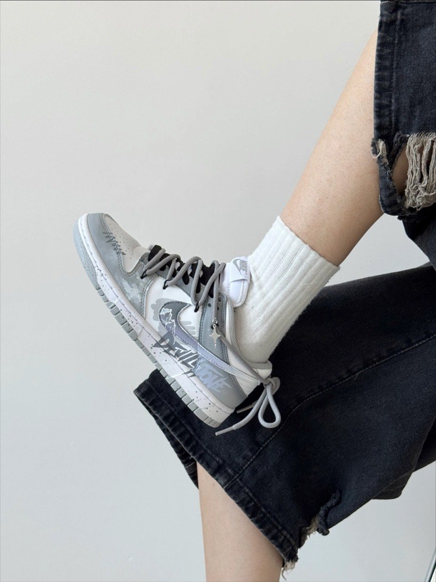 【訂製款】Nike Dunk Low 灰白冰山