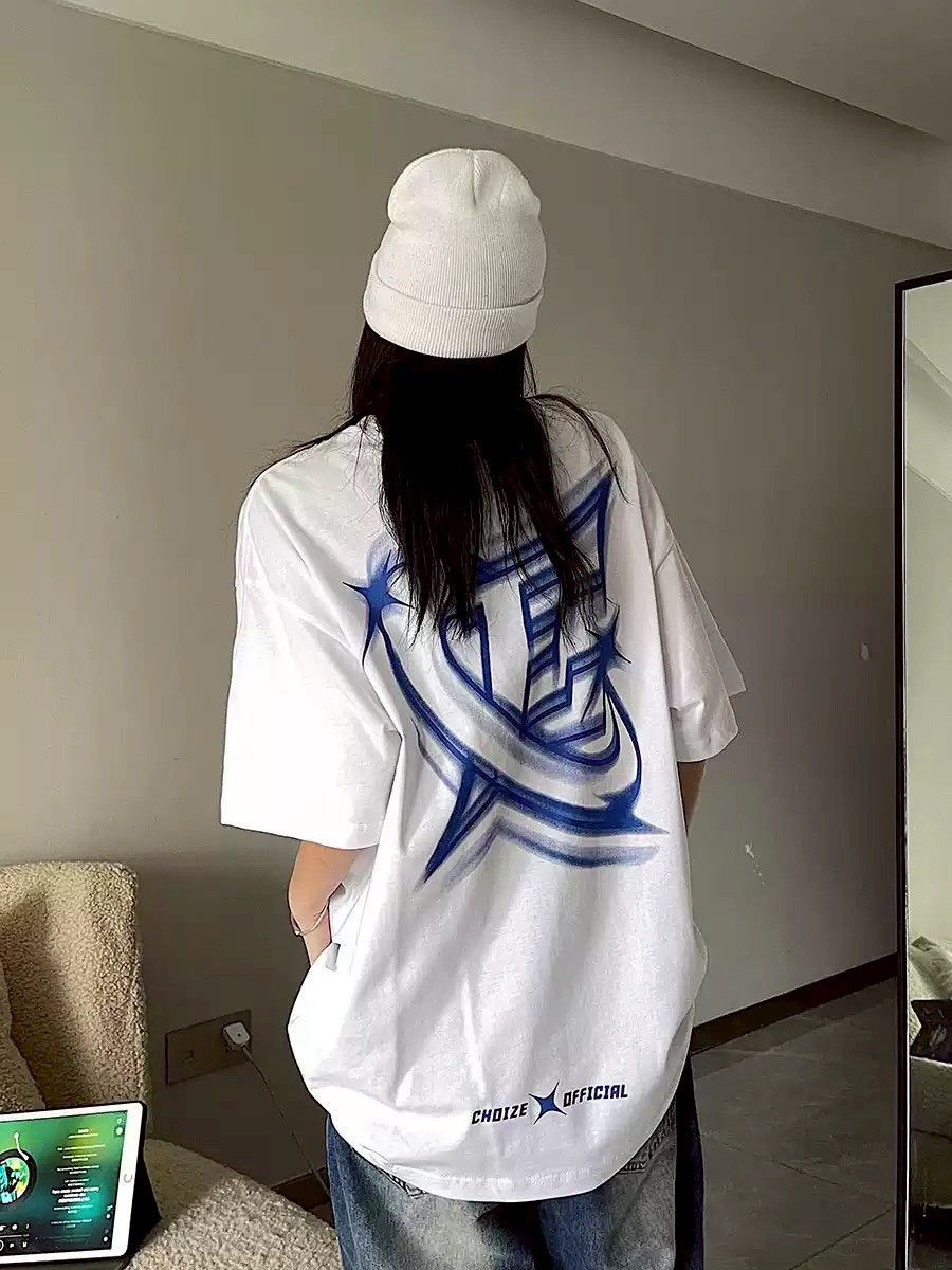 【SORONA® 涼感現貨】CHOIZE視覺錯位印花短T