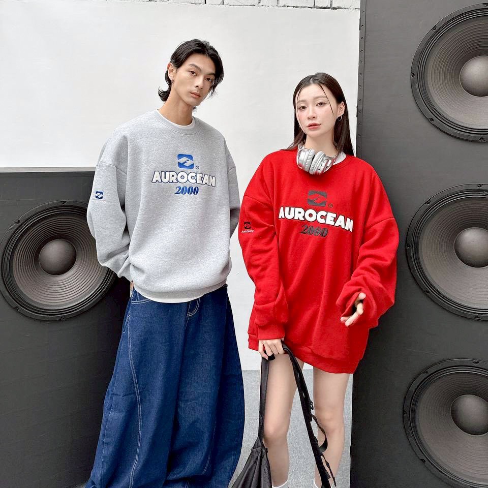 【現貨】AUROCEAN 2000 刺繡大學T