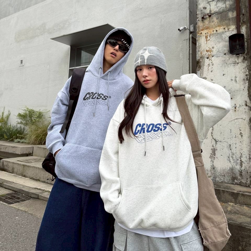 【現貨】CROSS立體框線陰影帽T