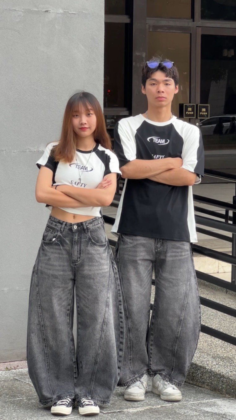 【粉絲限定!!!帥到沒對手】撞色賽車風三件套裝組