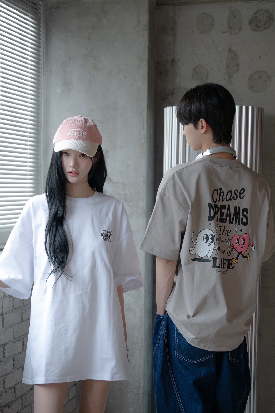 【現貨】Chase幽靈愛心印花短T