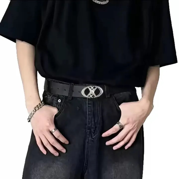 【帥褲必備】星辰閃爍LOGO皮帶 【帥褲必備】星辰閃爍LOGO皮帶